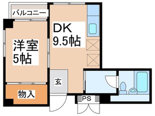 リライズ東大和の物件間取画像